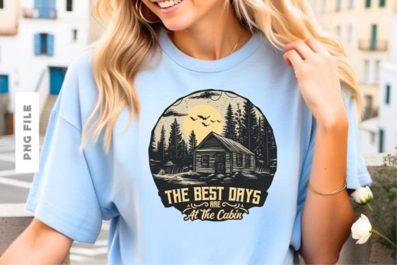 Cabin Retreat Design: A Versatile Graphic Asset