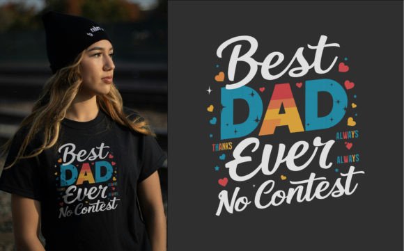 Celebrate Father's Day with Bold Typography Design