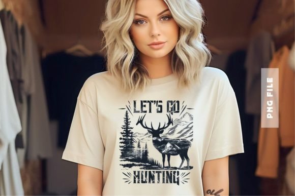 Let's Go Hunting T-shirt Design: A Premier Creative Asset