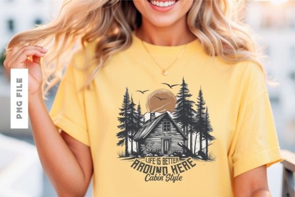 Life is Better Around Here Tshirt Design: A Graphic Designer's Asset